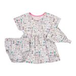  Комплект дитячий з сукні трусів та пов'язки К15КЛ007, image 1 