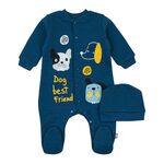  Комплект (чоловічок утеплений + шапочка) дитячий К8КП008, image 1 