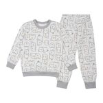  Піжама утеплена з начосом (світшот + штани) дитяча К3ФТ118, image 1 