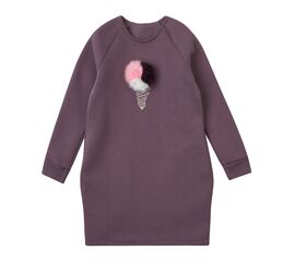  Сукня з довгими рукавами утеплена з начосом дитяча 5ТФ129, image 1 