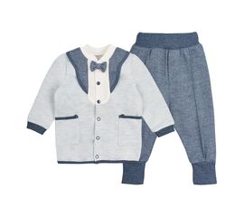  Костюм (кофточка + штани) утеплений з начосом дитячий К2ФТ007, фото 1 