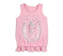  Майка з шифоновою вставкою дитяча 4А146, image 1 