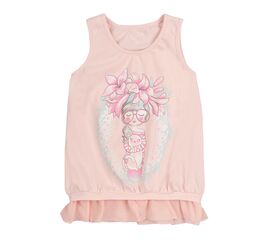  Майка з шифоновою вставкою дитяча 4Б146, image 1 