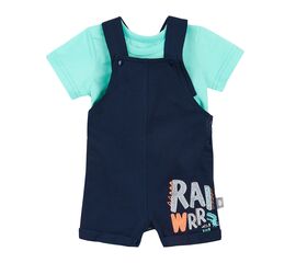  Комплект дитячий з напівкомбінезону та футболки К3КЛ010, image 1 