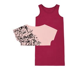  Комплект дитячий з сарафану та футболки К15СК100, image 1 