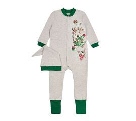  Чоловічок (комбінезон-спальник) + шапочка дитячі К8ІН003, фото 1 