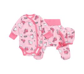  Комплект (чепчик + боді + повзунки) дитячий К5ФТ018, image 1 