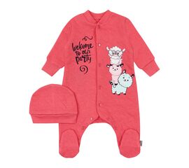  Комплект (чоловічок утеплений + шапочка) дитячий К8КП008, фото 1 