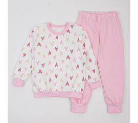  Піжама утеплена з начосом (світшот + штани) дитяча К3ФТ152, фото 1 