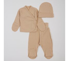  Комплект (льоля + повзунки + шапочка) дитячий К1АЖ002, image 1 