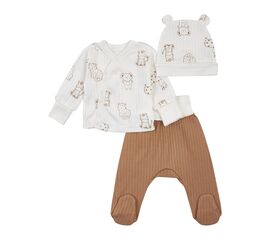  Комплект (льоля + повзунки + шапочка) дитячий К1ІН006, image 1 