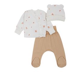  Комплект (льоля + повзунки + шапочка) дитячий К1ІН006, фото 1 