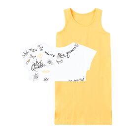  Комплект дитячий з сарафану та футболки К15СК100, фото 1 