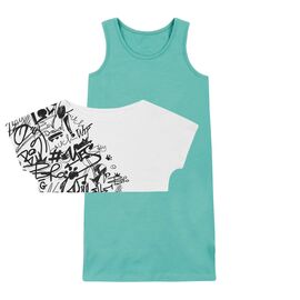  Комплект дитячий з сарафану та футболки К15СК100, фото 1 