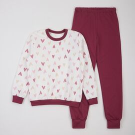  Піжама утеплена з начосом (світшот + штани) дитяча К3ФТ153, image 1 