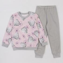  Піжама утеплена з начосом (світшот + штани) дитяча К3ФТ152, image 1 