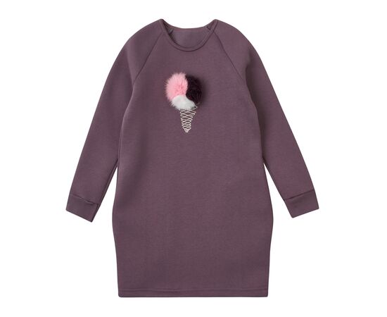  Сукня з довгими рукавами утеплена з начосом дитяча 5ТФ129, image 3 