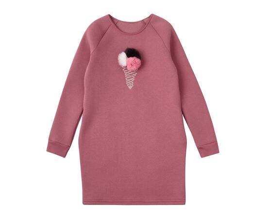  Сукня з довгими рукавами утеплена з начосом дитяча 5ТФ129, image 1 