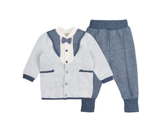  Костюм (кофточка + штани) утеплений з начосом дитячий К2ФТ007, image 1 