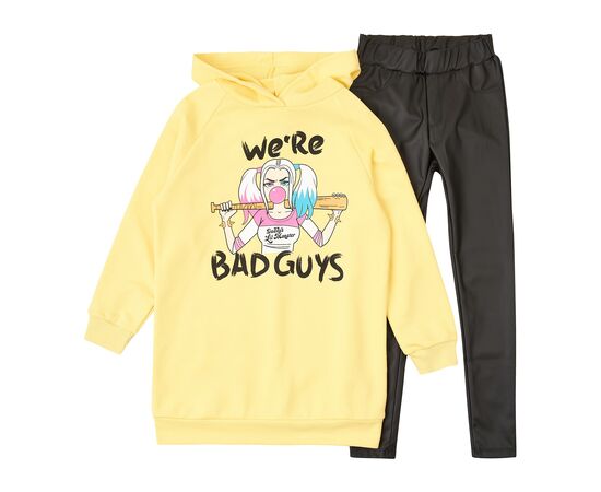  Костюм (худі-туніка + лосини) дитячий К3ДВ156, image 2 