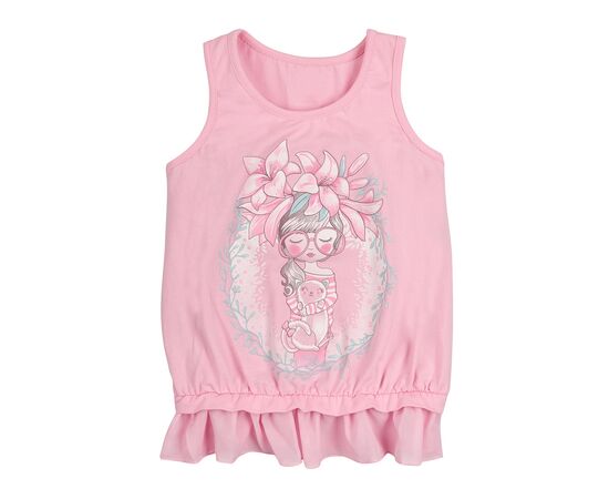  Майка з шифоновою вставкою дитяча 4Б146, image 2 