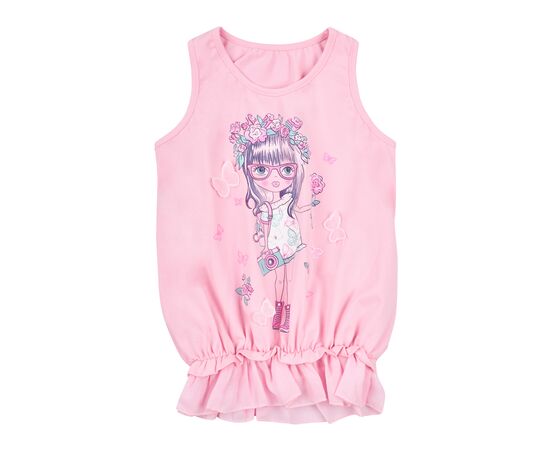  Майка з шифоновою вставкою дитяча 4В146, фото 2 