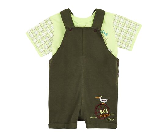  Костюм (футболка + напівкомбінезон-пісочник) дитячий К3КЛ022, image 1 