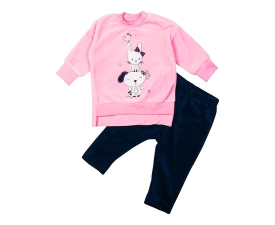  Велюровий костюм (світшот + штани) дитячий К3ВЛ002, image 1 