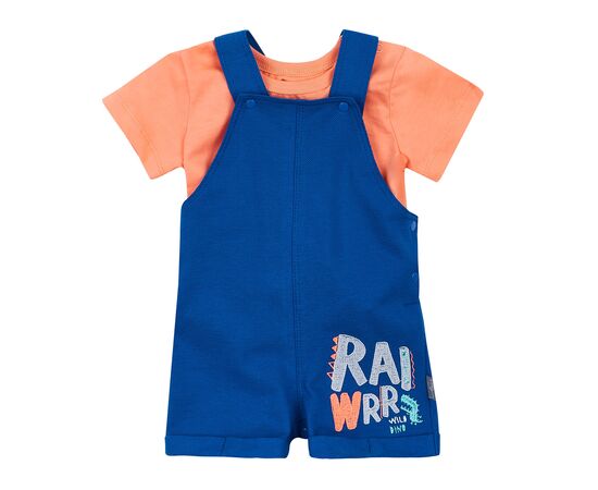  Комплект дитячий з напівкомбінезону та футболки К3КЛ010, фото 2 