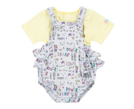  Костюм (футболка + напівкомбінезон-пісочник) дитячий К3КЛ013, фото 1 