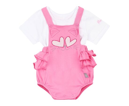  Костюм (футболка + напівкомбінезон-пісочник) дитячий К3КЛ013, фото 3 