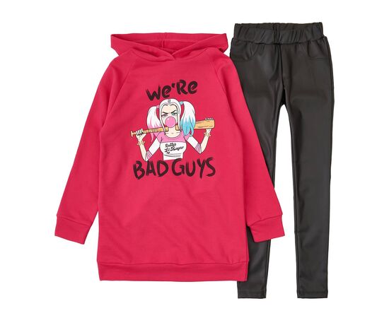  Костюм (худі-туніка + лосини) дитячий К3ДВ156, image 3 