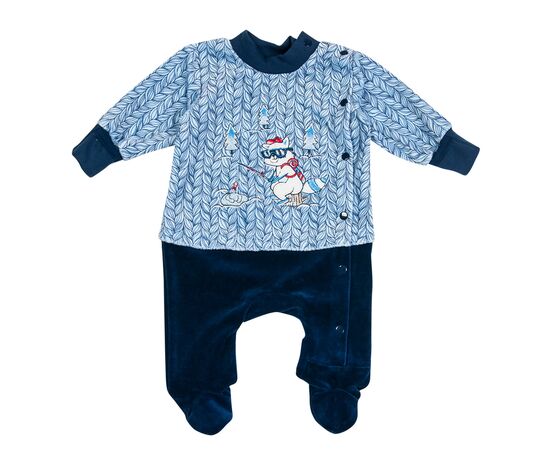  Чоловічок (комбінезон) велюровий дитячий 8Т07В, image 1 