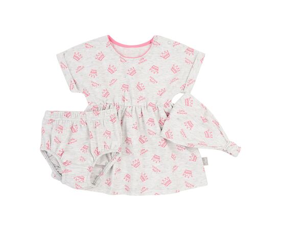  Комплект дитячий з сукні трусів та пов'язки К15КЛ007, фото 2 