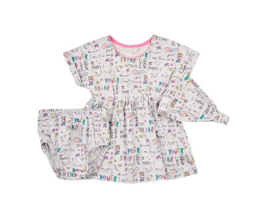  Комплект дитячий з сукні трусів та пов'язки К15КЛ007, фото 1 