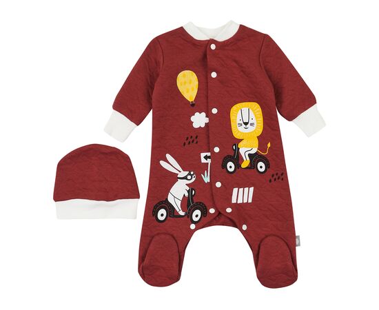  Комплект (чоловічок утеплений + шапочка) дитячий К8КП008, image 1 