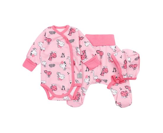  Комплект (чепчик + боді + повзунки) дитячий К5ФТ018, image 1 