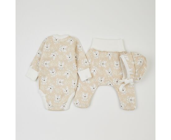  Комплект (чепчик + боді + повзунки) дитячий К5ФТ018, фото 4 