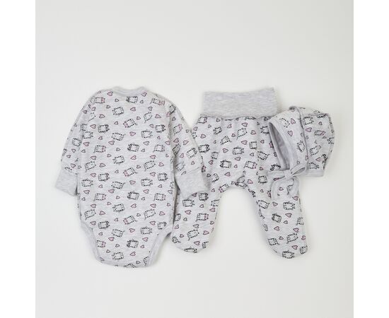  Комплект (чепчик + боді + повзунки) дитячий К5ФТ018, image 4 