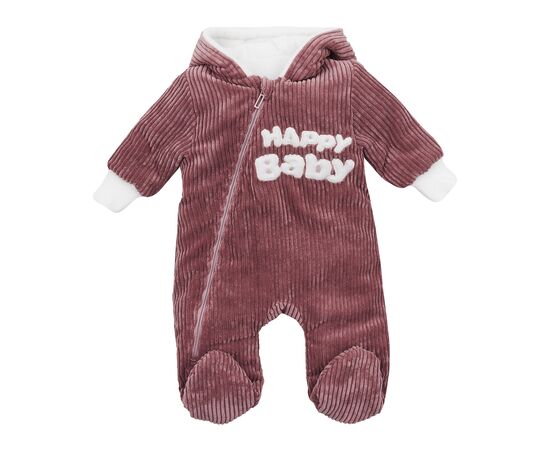  Демісезонний чоловічок (комбінезон) з утеплювачем (синтепон) га флісі дитячий 8ВВ060, фото 3 