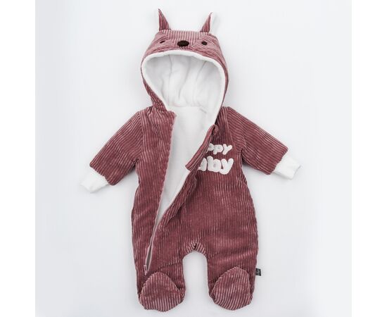  Демісезонний чоловічок (комбінезон) з утеплювачем (синтепон) га флісі дитячий 8ВВ060, фото 5 