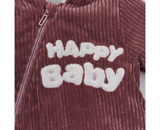  Демісезонний чоловічок (комбінезон) з утеплювачем (синтепон) га флісі дитячий 8ВВ060, фото 6 