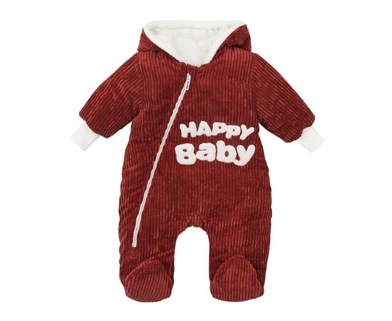  Демісезонний чоловічок (комбінезон) з утеплювачем (синтепон) га флісі дитячий 8ВВ060, фото 3 