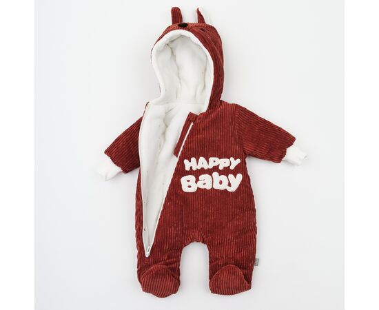  Демісезонний чоловічок (комбінезон) з утеплювачем (синтепон) га флісі дитячий 8ВВ060, фото 5 