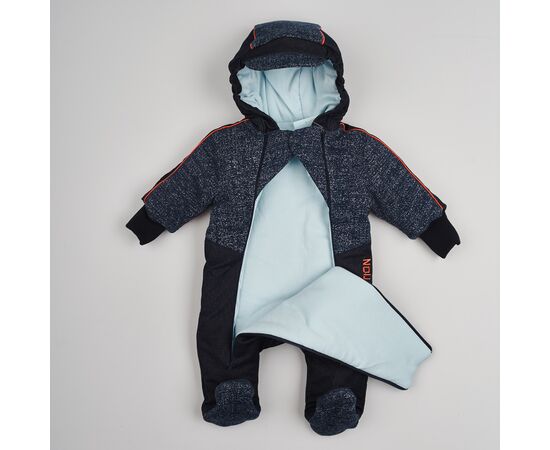  Демісезонний чоловічок (комбінезон) з утеплювачем (синтепон) дитячий 8ДВ032, фото 3 