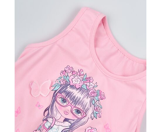  Майка з шифоновою вставкою дитяча 4В146, фото 4 