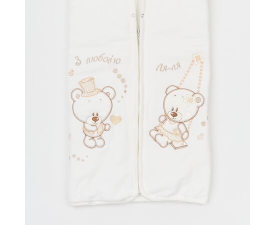  Демісезонний велюровий конверт-ковдра для новонароджених 14ВЛ003, image 4 