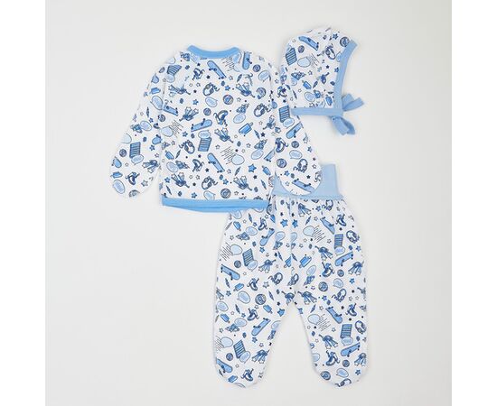  Комплект (чепчик + льоля + повзунки) дитячий К1КЛ008, image 2 