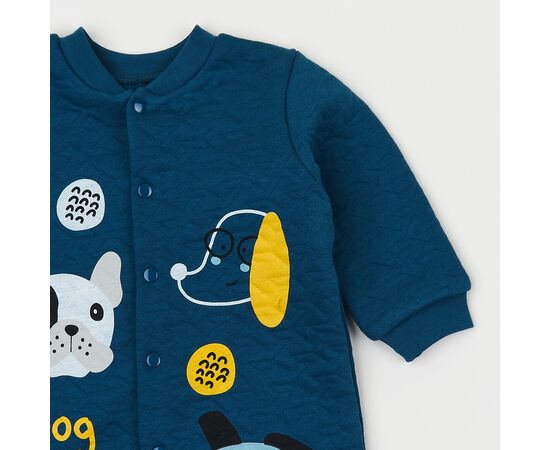  Комплект (чоловічок утеплений + шапочка) дитячий К8КП008, фото 5 