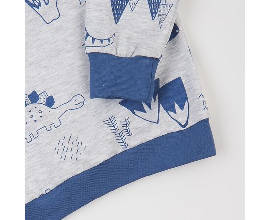  Піжама утеплена з начосом (світшот + штани) дитяча К3ФТ143, фото 7 